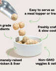 Open Farm Harvest Chicken Freshly Crafted Meatballs for Dogs