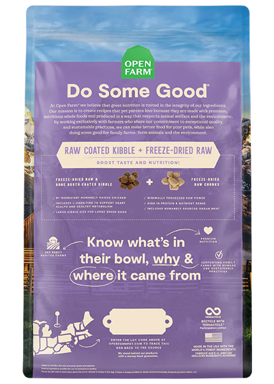 Open Farm Open Large Breed Grain-Free RawMix for Dogs
