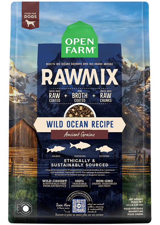 Open Farm Wild Ocean Ancient Grains RawMix for Dogs