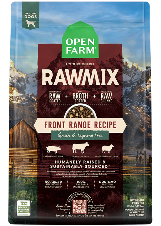 Open Farm Front Range Grain Free RawMix for Dogs