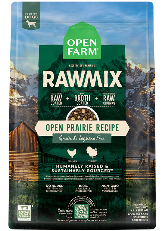 Open Farm Open Prairie Grain-Free RawMix for Dogs