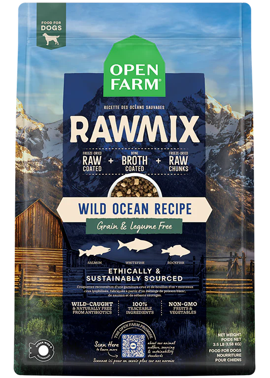 Open Farm Wild Ocean Grain-Free RawMix for Dogs