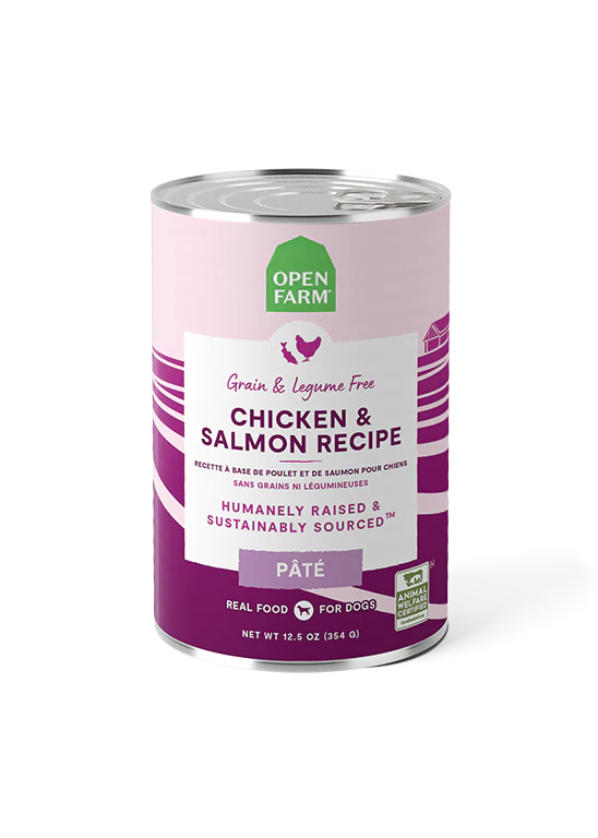 Open Farm Chicken and Salmon Pâté for Dogs