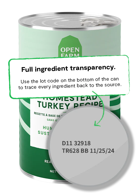 Open Farm Homestead Turkey Pâté for Dogs