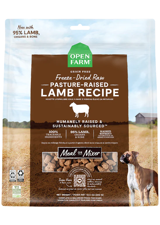 Open Farm Pasture-Raised Lamb FD Raw Dog Food