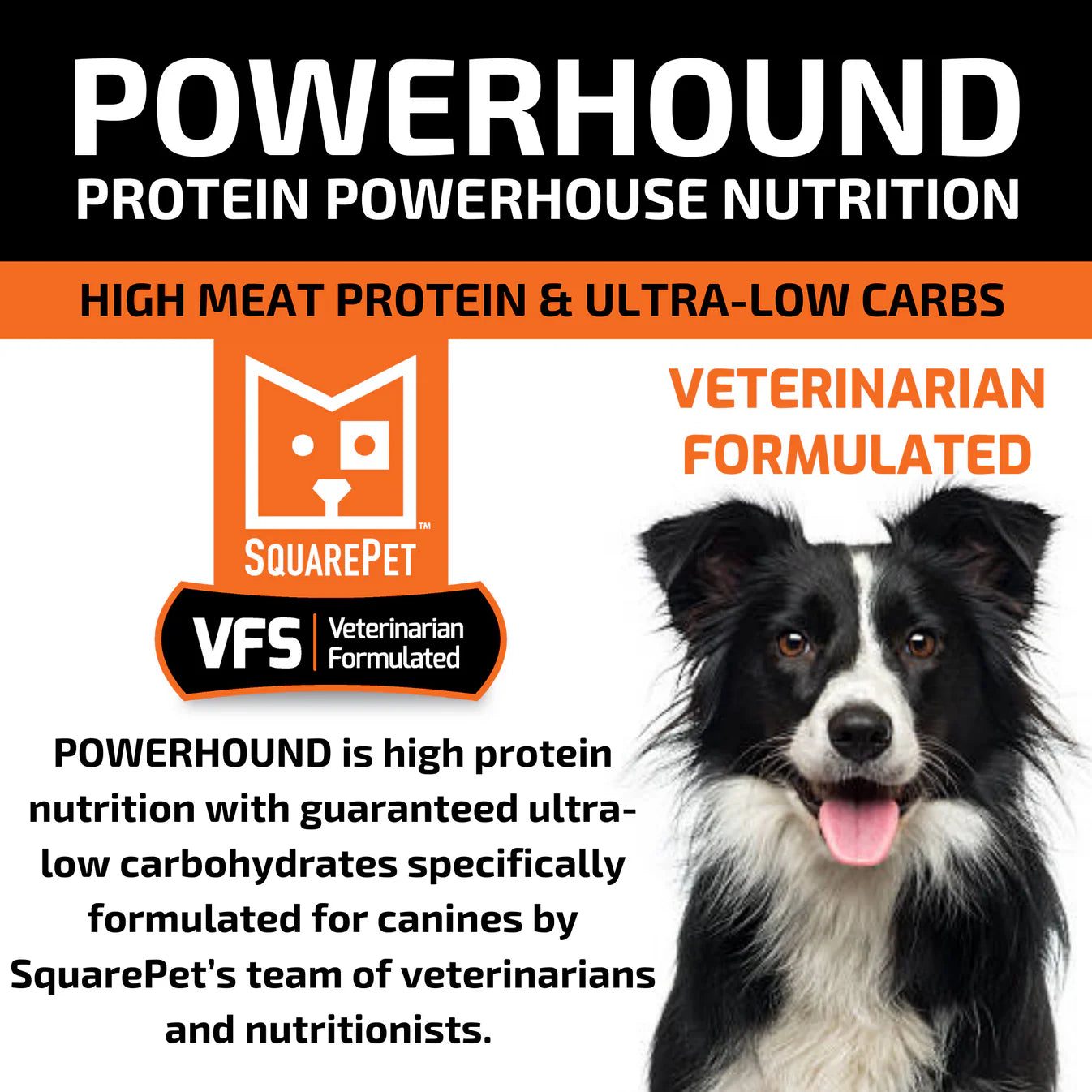 SquarePet VFS® POWERHOUND™ Turkey &amp; Chicken for Dogs