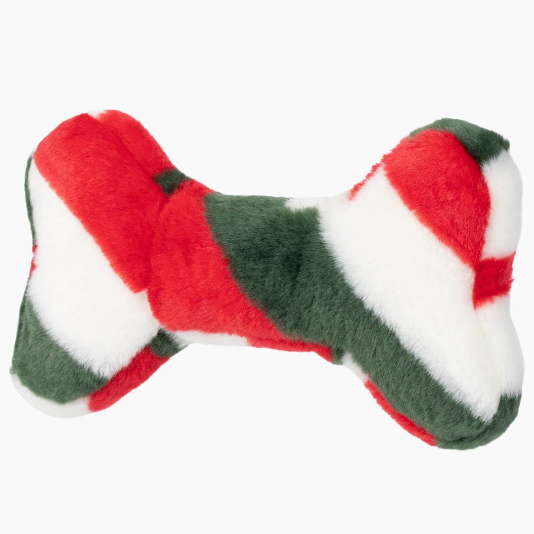 Fluff &amp; Tuff Holiday Peppermint Bone
