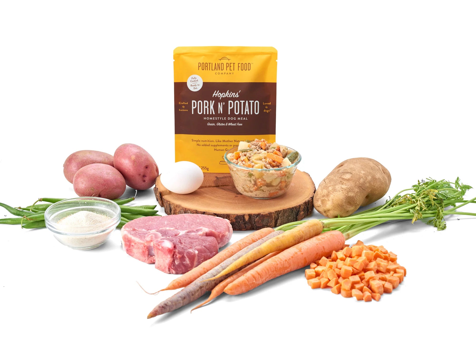 Portland Pet Food Company - Hopkins' Pork N' Potato Homestyle Dog Meal