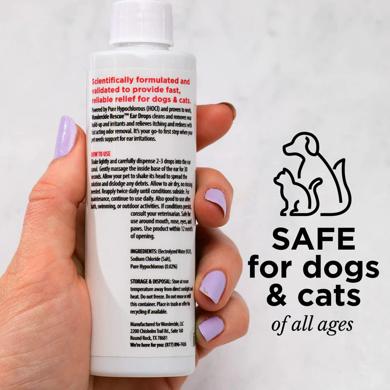 Wondercide RESCUE™ Ear Drops for Dogs &amp; Cats