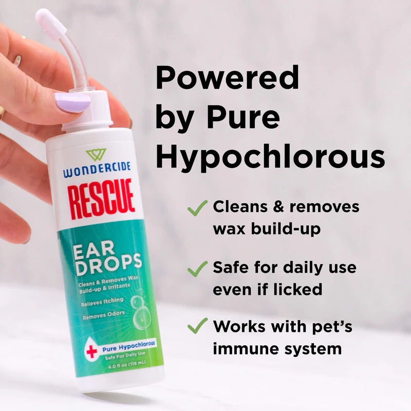 Wondercide RESCUE™ Ear Drops for Dogs &amp; Cats