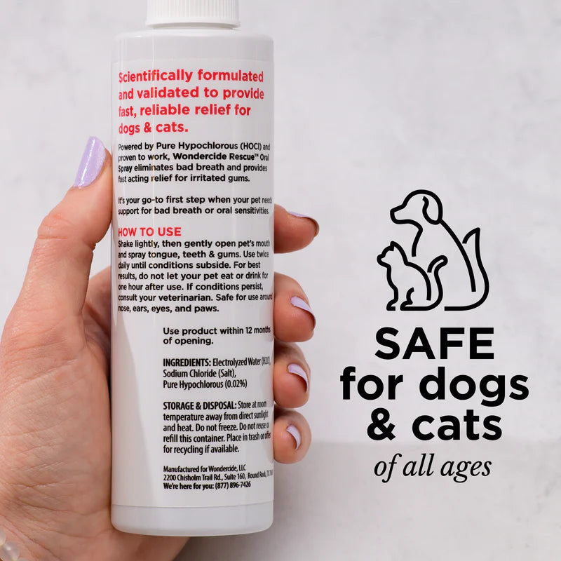 Wondercide RESCUE™ Oral Spray for Dogs &amp; Cats