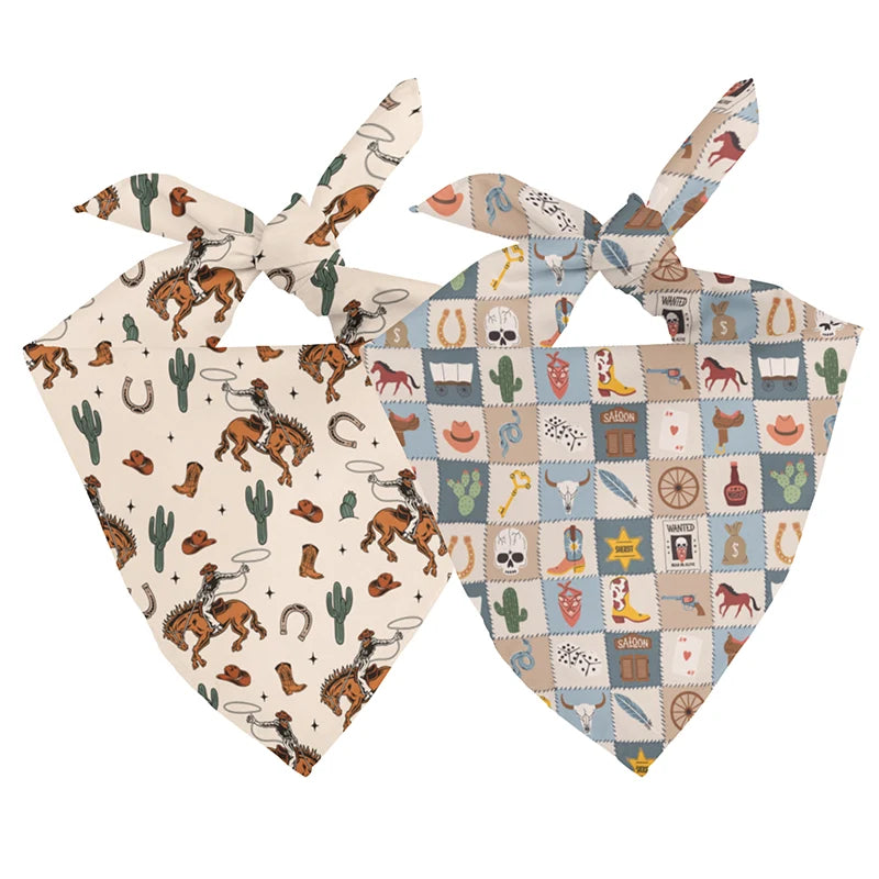 Dog Bandana Co. Rodeo Reversible Dog Bandana