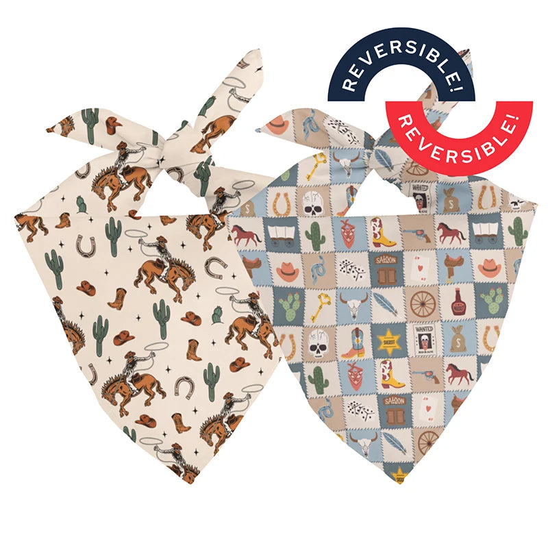 Dog Bandana Co. Rodeo Reversible Dog Bandana