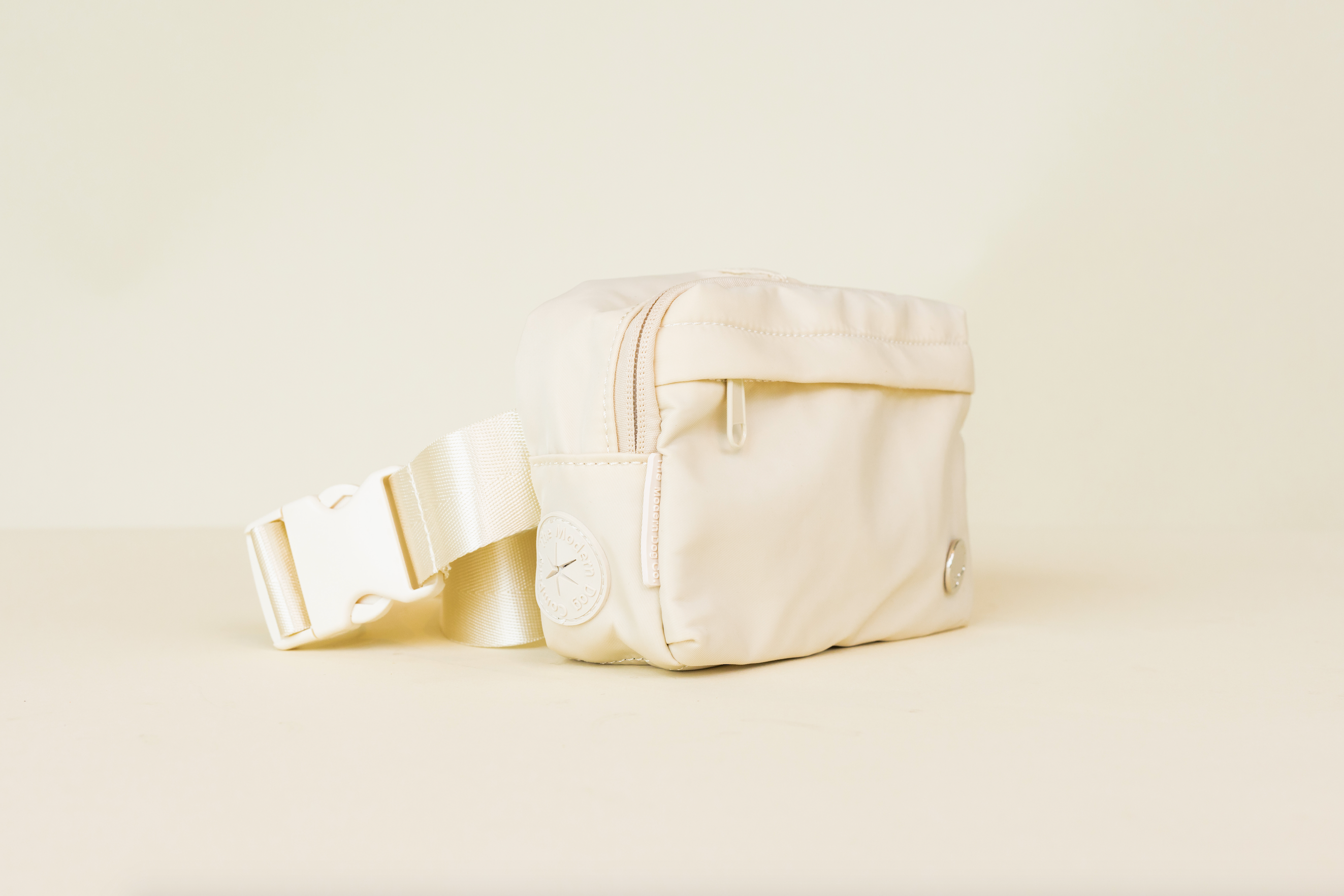 Monochrome Belt Bag with Discrete Poop Bag Dispenser