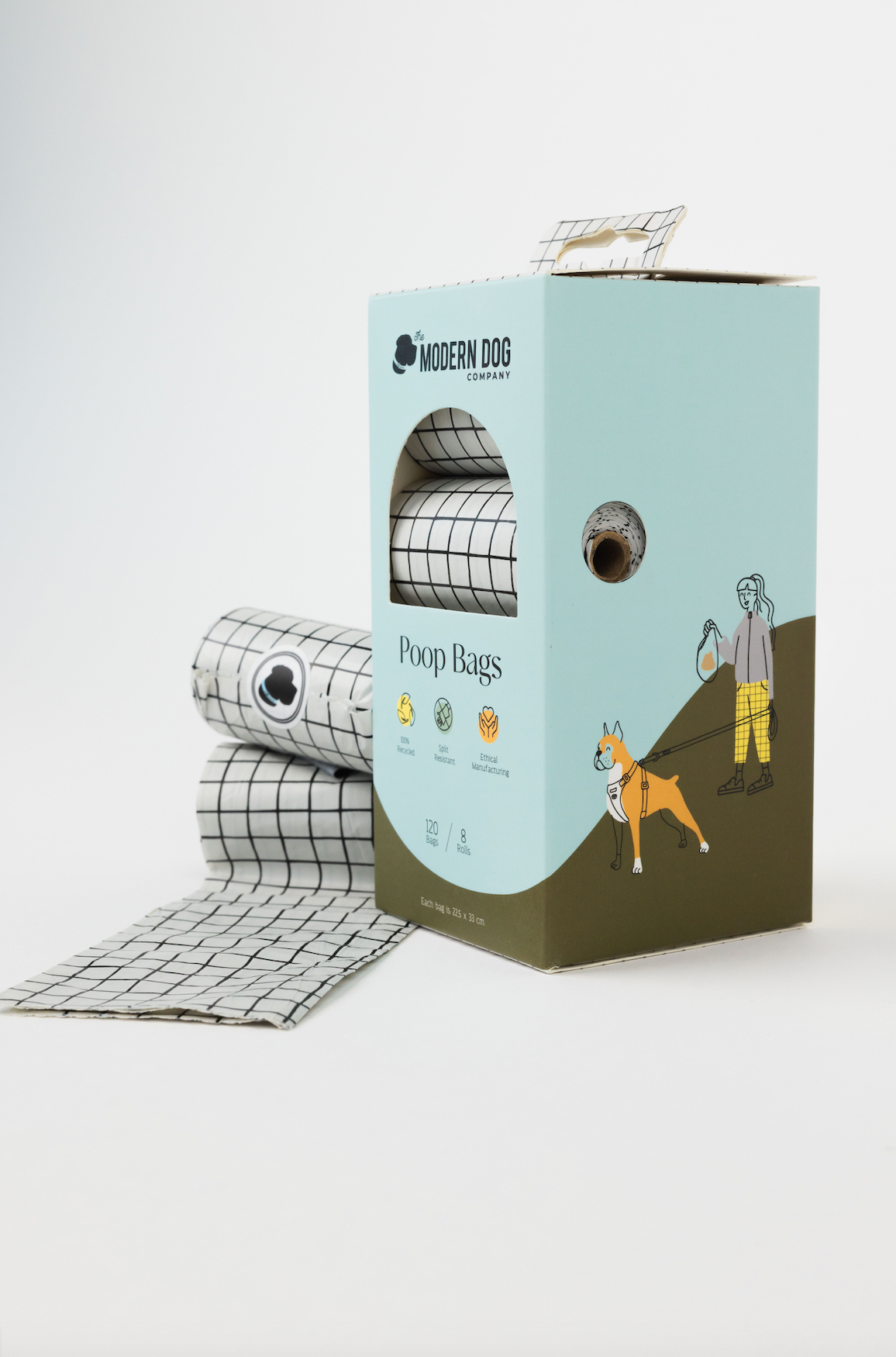 The Modern Dog Company Recycled Poop Bags