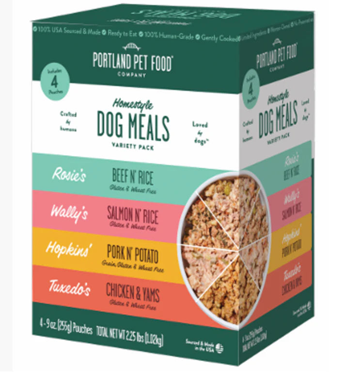Portland Pet Dog Meal Variety 4-Pack