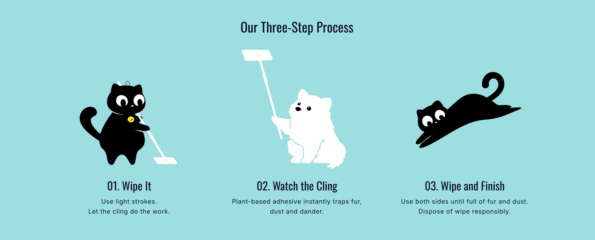 Dofu Furever Cling Sticky Wipes &amp; Mop