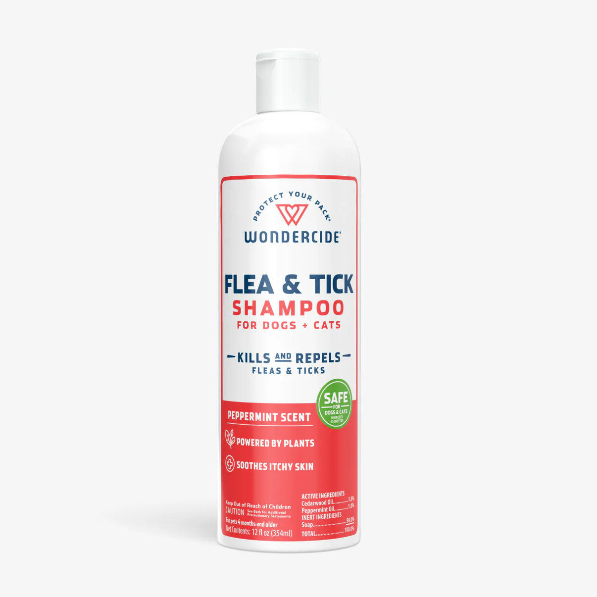 Wondercide Flea & Tick Shampoo for Dogs + Cats with Natural Essential ...