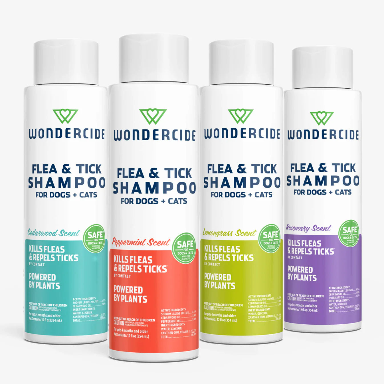 Wondercide Flea & Tick Shampoo for Dogs + Cats with Natural Essential ...