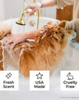 Wondercide Flea & Tick Shampoo for Dogs + Cats with Natural Essential Oils