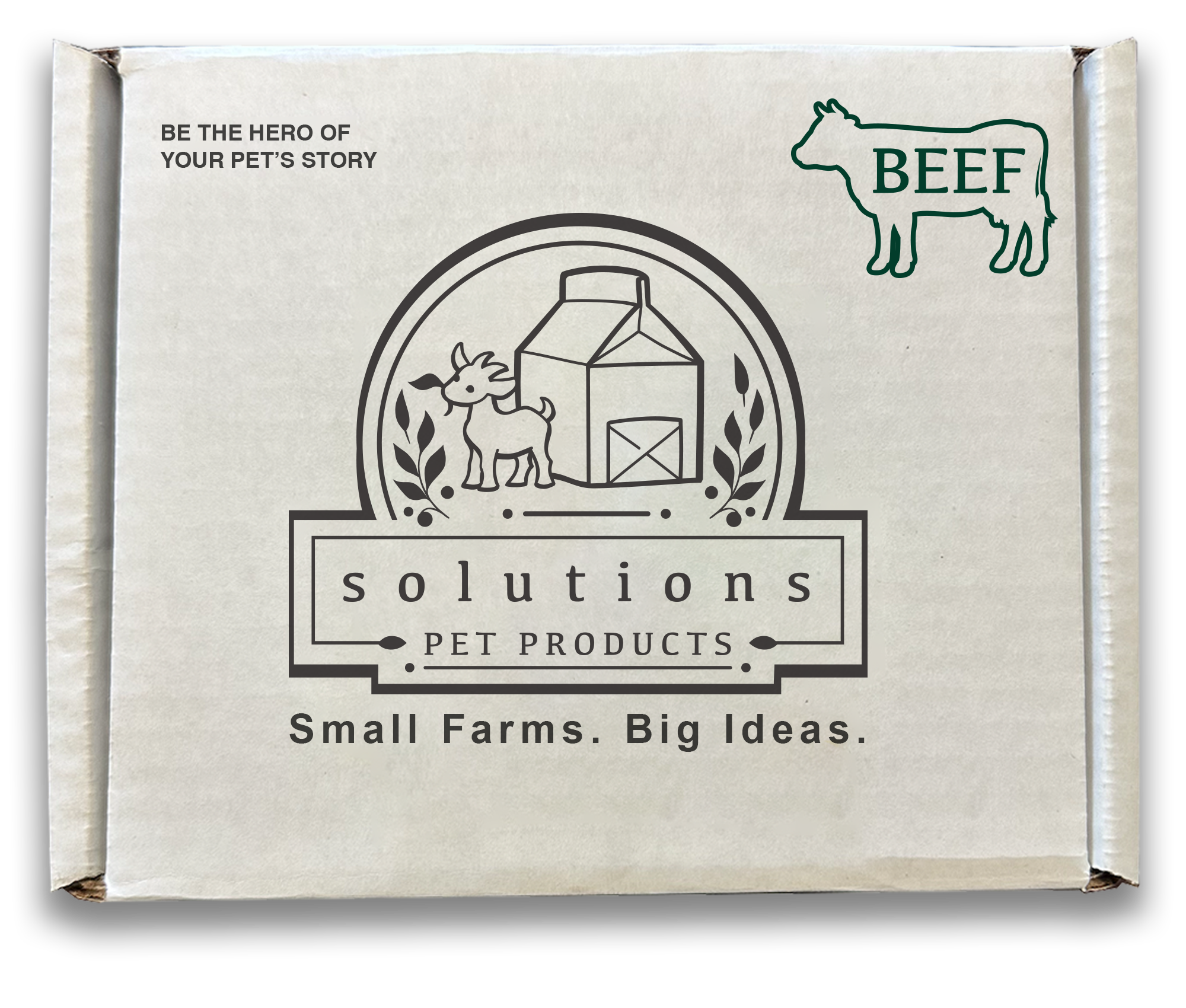 Solutions Frozen Raw Beef Recipe - 12lb