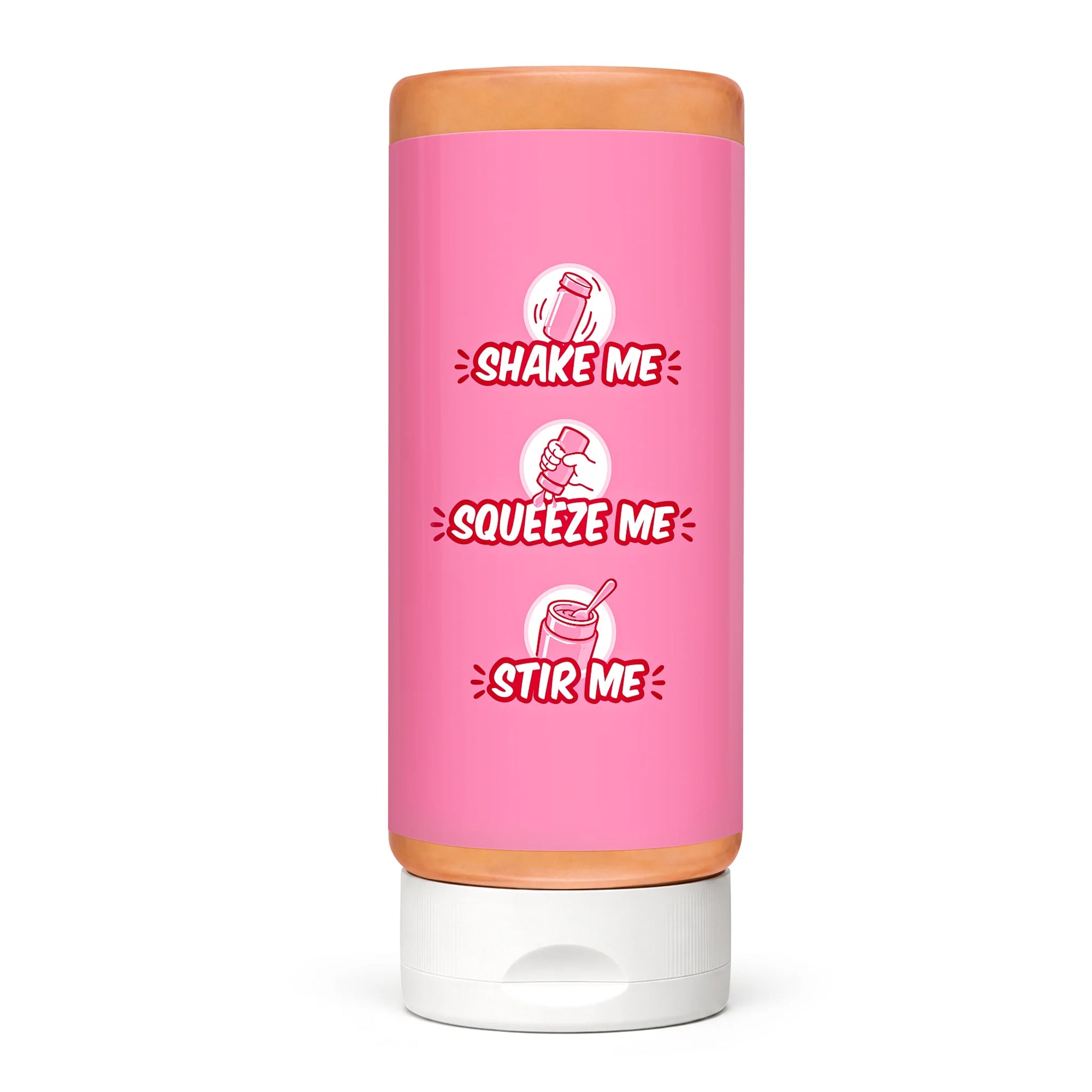 Bark Bistro Strawberry Snout Buddy Budder - 14oz Dog Peanut Butter Squeeze Bottle