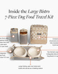 Clever Pup Bistro Box Dog Food Travel Kit