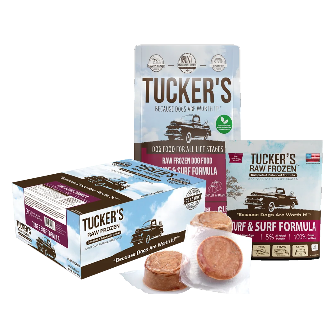 Tucker's Turf &amp; Surf Raw Frozen Diet