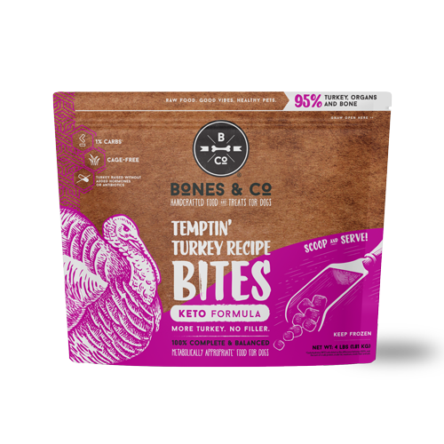 Bones &amp; Co Temptin' Turkey Frozen Food Bites