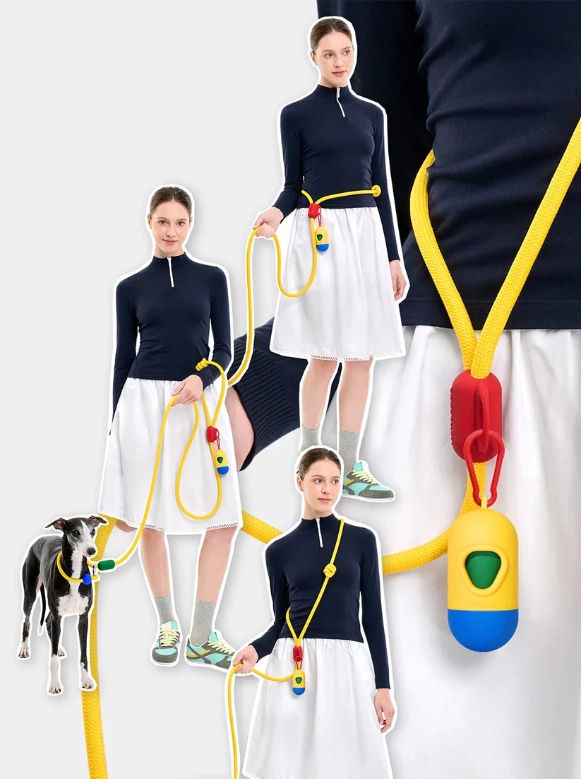 Vetreska Connect Hands-Free Rope Leash - Chroma