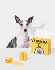 Vetreska Daisy Pet Poop Bags Refill Set - 20 rolls