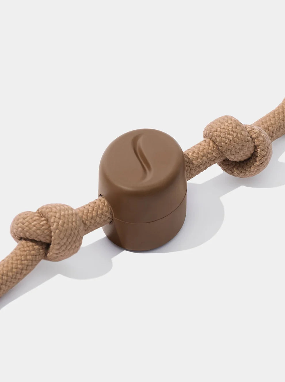 Vetreska Playful Charm Knot Rope Toy - Coffee