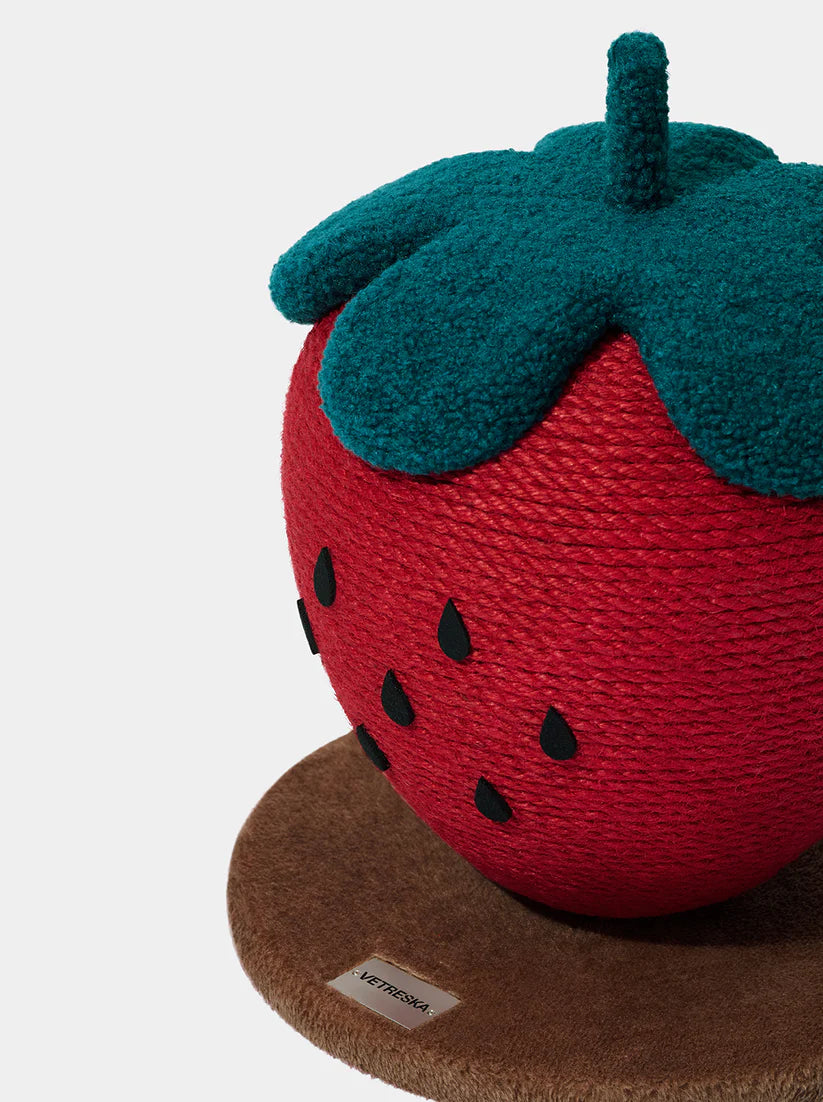 Vetreska Strawberry Cat Scratching Ball