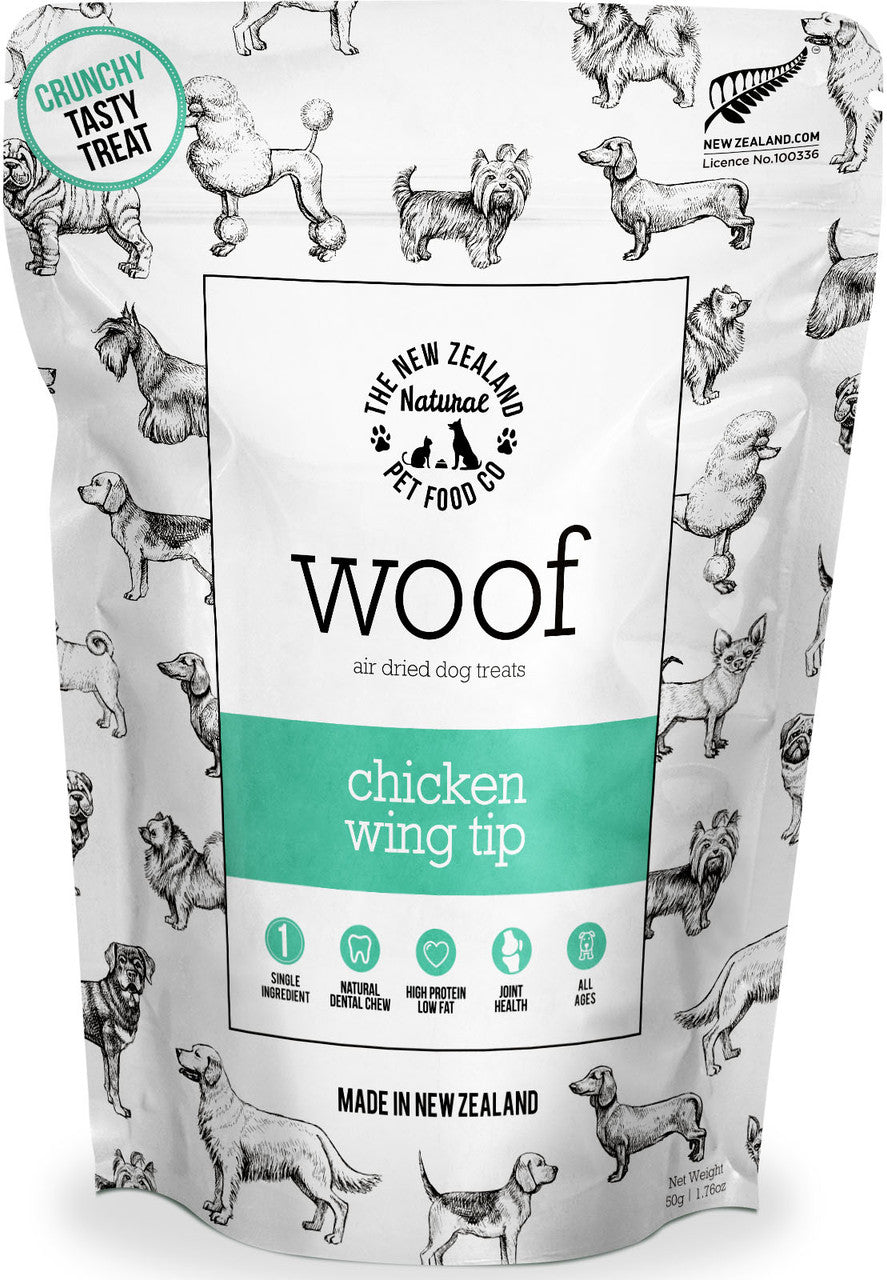 The NZ Natural Pet Food Co. - Air Dried Chicken Wing Tip Treats