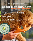 WOOF Pumpkin Spice Honest Chew Antler