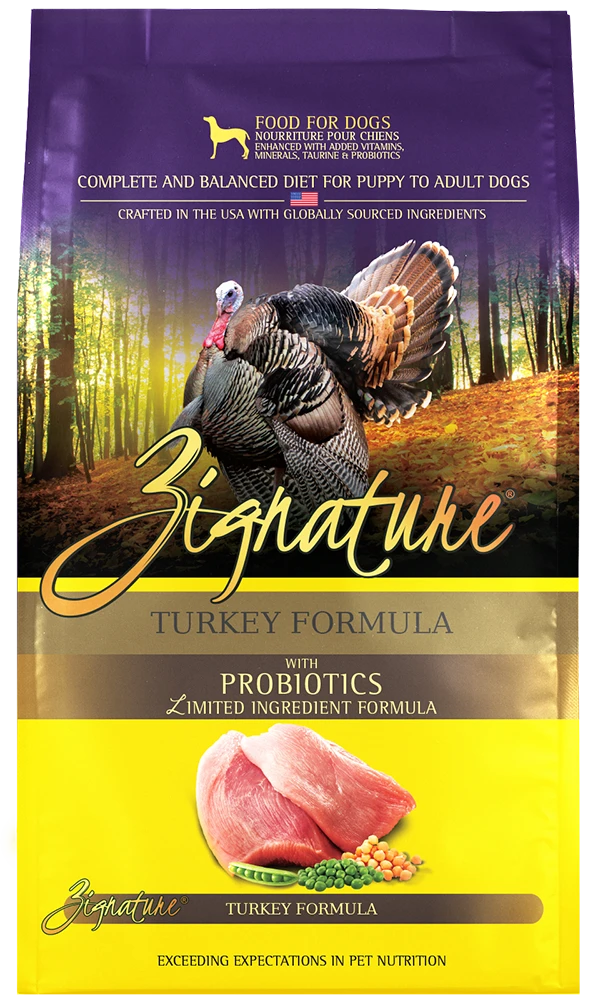 Zignature Original Turkey Formula with Probiotics