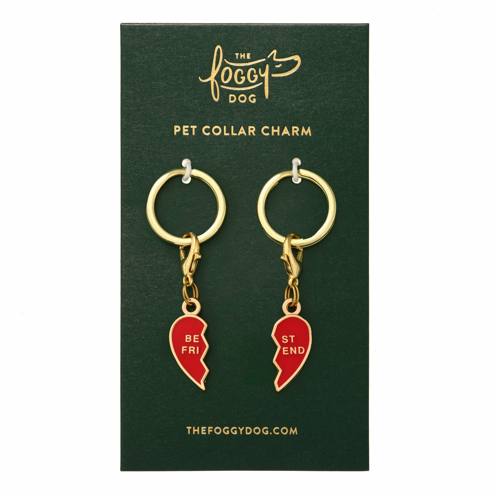 The Foggy Dog - BFF Hearts Collar Charm