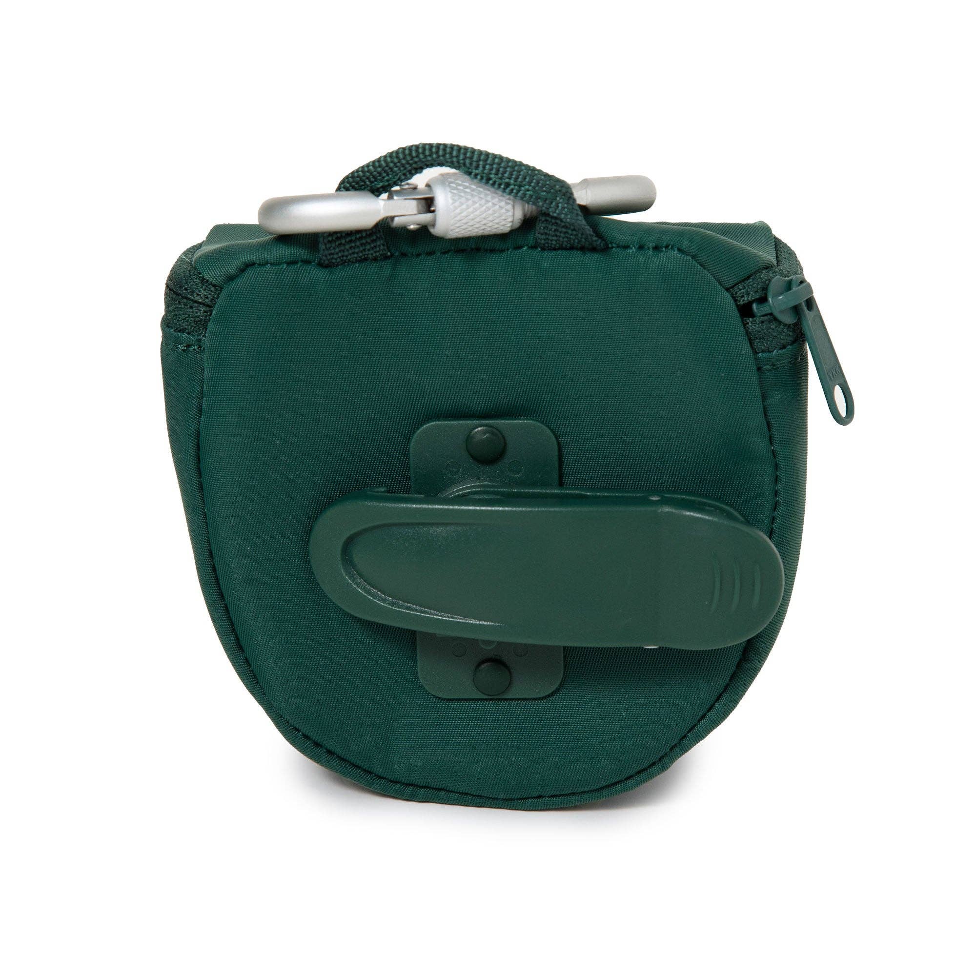 Playfield - Bailey Treat &amp; Ball Pouch - Coral Red, Forest Green, Black: Mineral Black