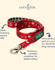Lucy & Co. - Happy Howlidays Leash