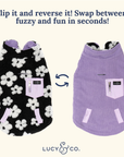 Lucy & Co. - Far Out Reversible Teddy Vest