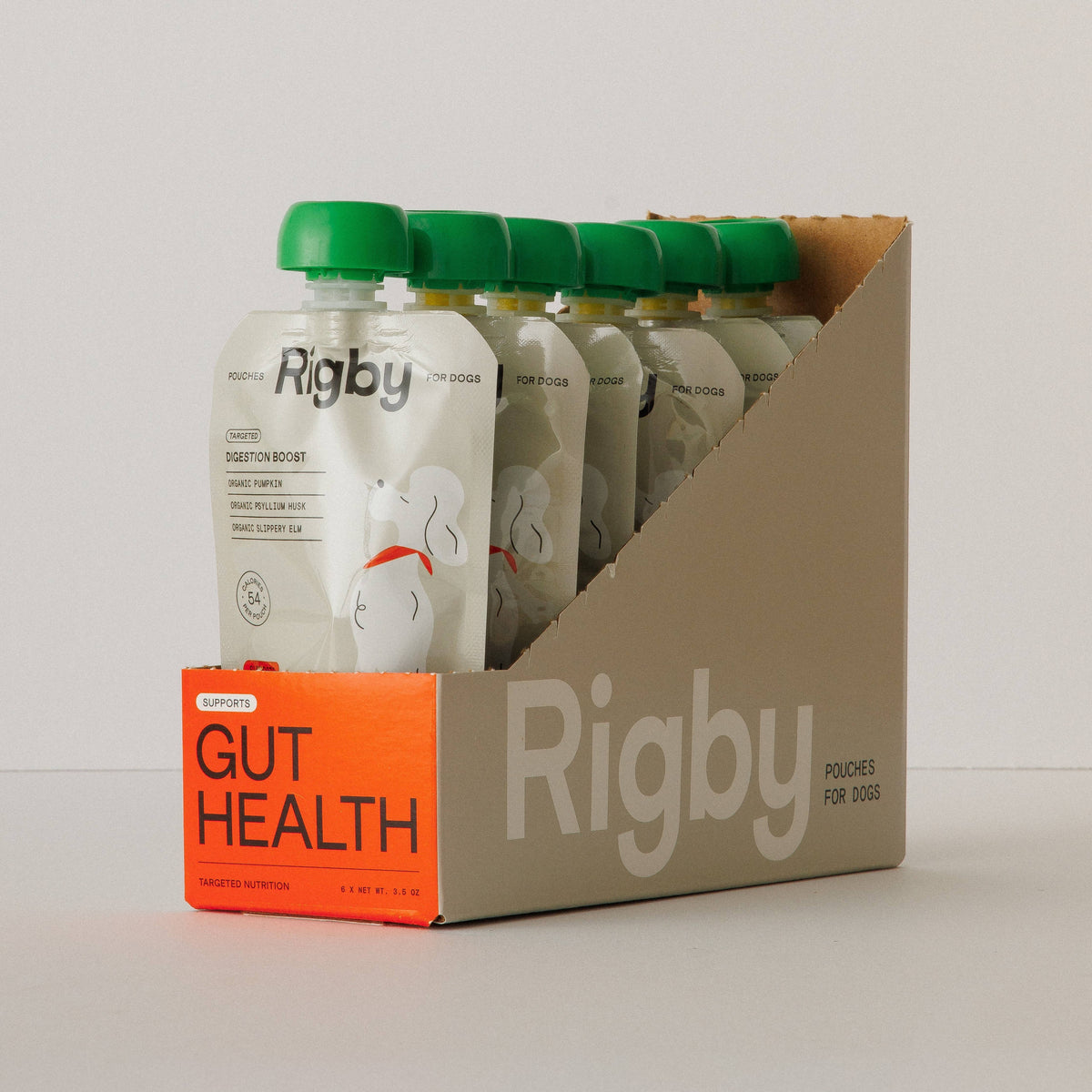 Rigby - Rigby Targeted Dog Treats, Gut Health Lickable Pouch