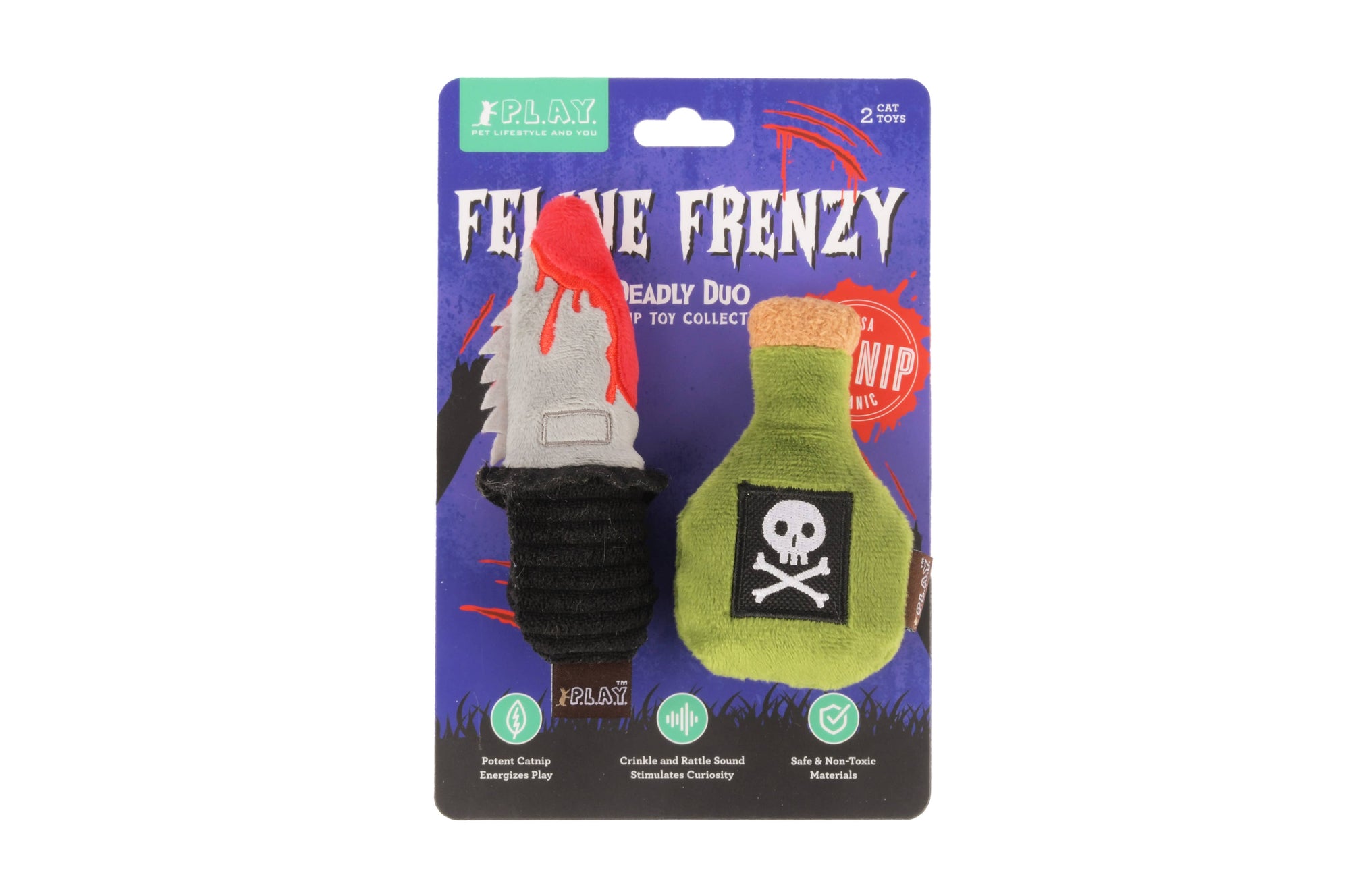 P.L.A.Y. Pet Lifestyle and You - Feline Frenzy - Deadly Duo Toy Set