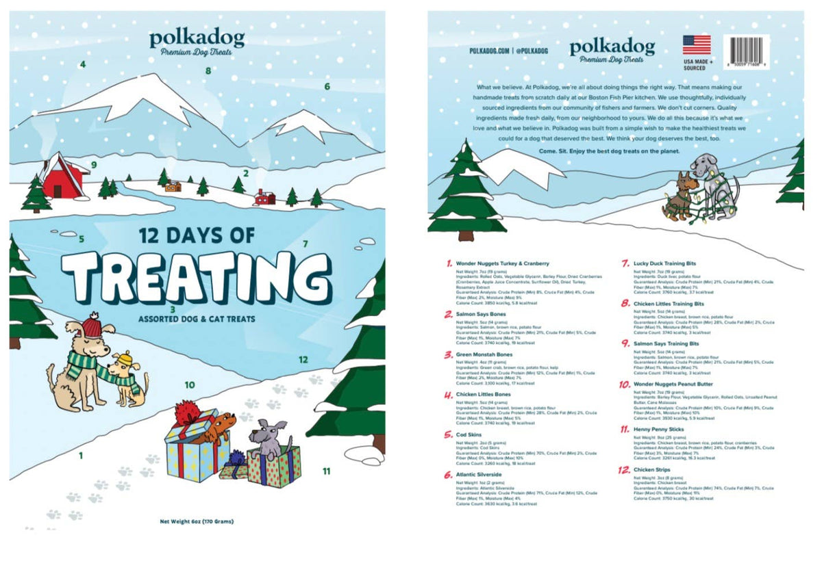 Pet Palette Distribution - Polkadog 12 Days of Treating Calendar