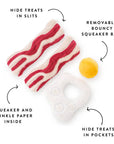 The Foggy Dog - Bacon and Egg Interactive Toy Set