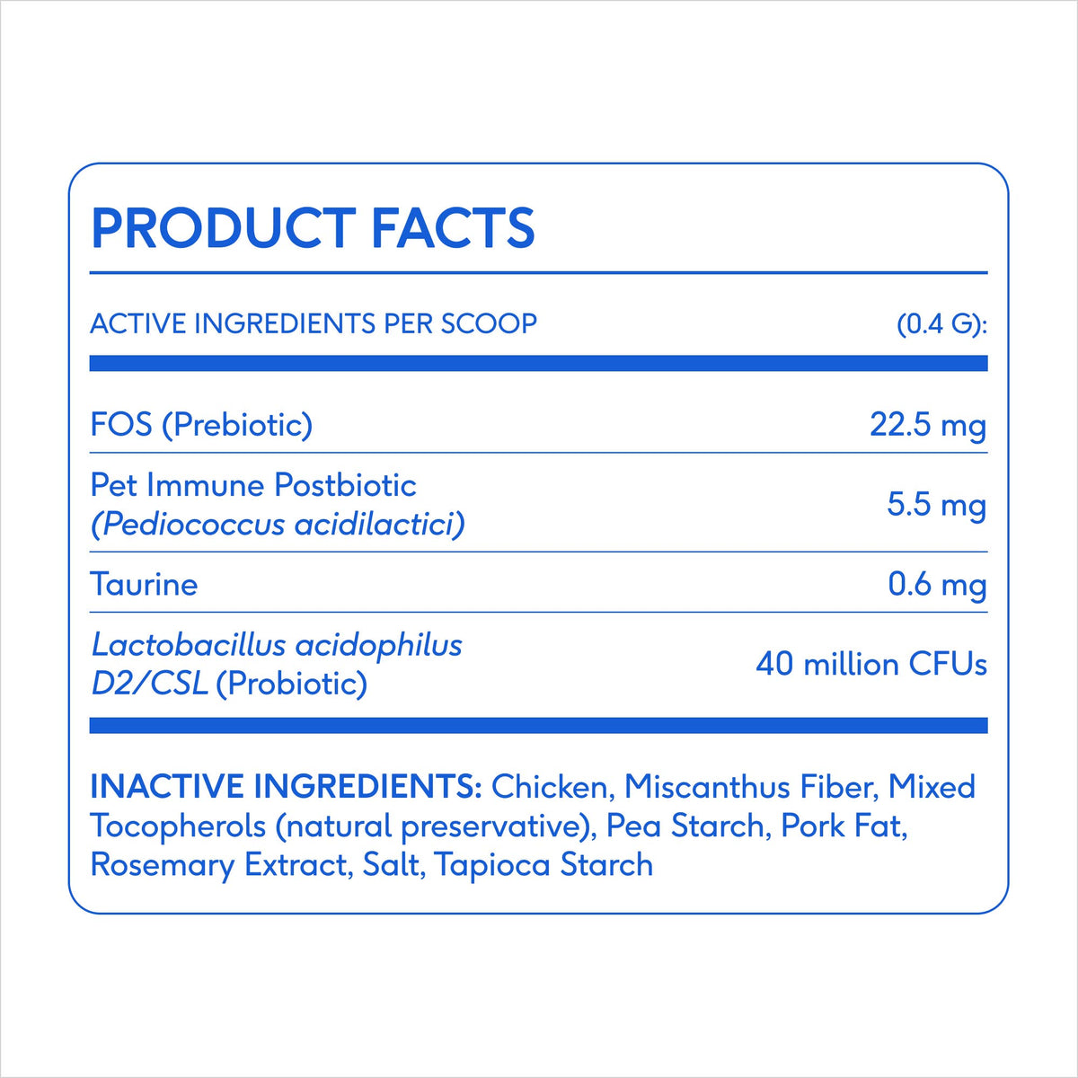 Native Pet - Probiotic Pillow Chews Digestive Supplement for Cats