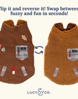 Lucy & Co. - Woodland Wonder Reversible Teddy Vest