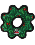 Tuffy Dog Toys - VIP Products - Tuffy Holiday Junior Gear Ring Wreath, Durable Dog Toy