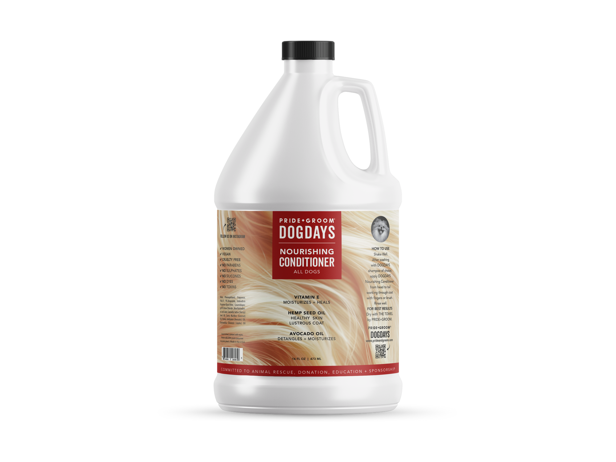 PRIDE + GROOM - DOGDAYS Conditioner Gallon
