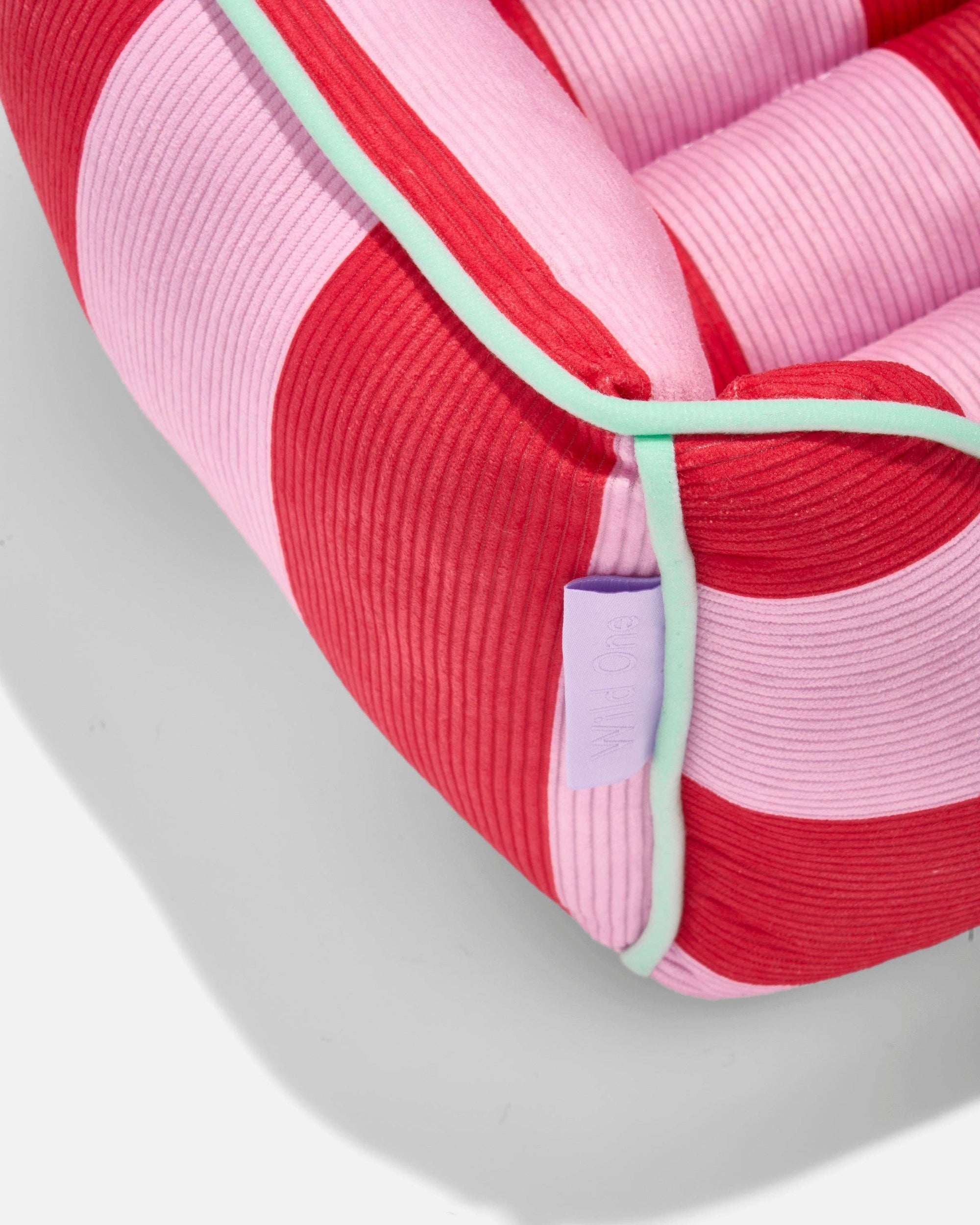 Wild One - Cat Bolster Bed: Bubblegum