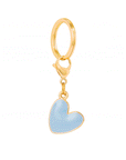 The Foggy Dog - Blue Heart Collar Charm: Charm Only